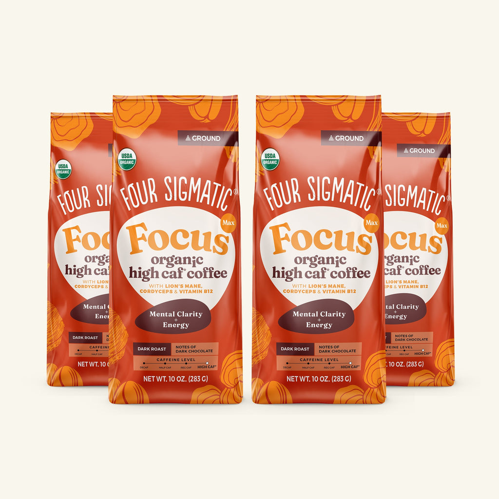 Focus Max High Caf Ground Coffee - Dark